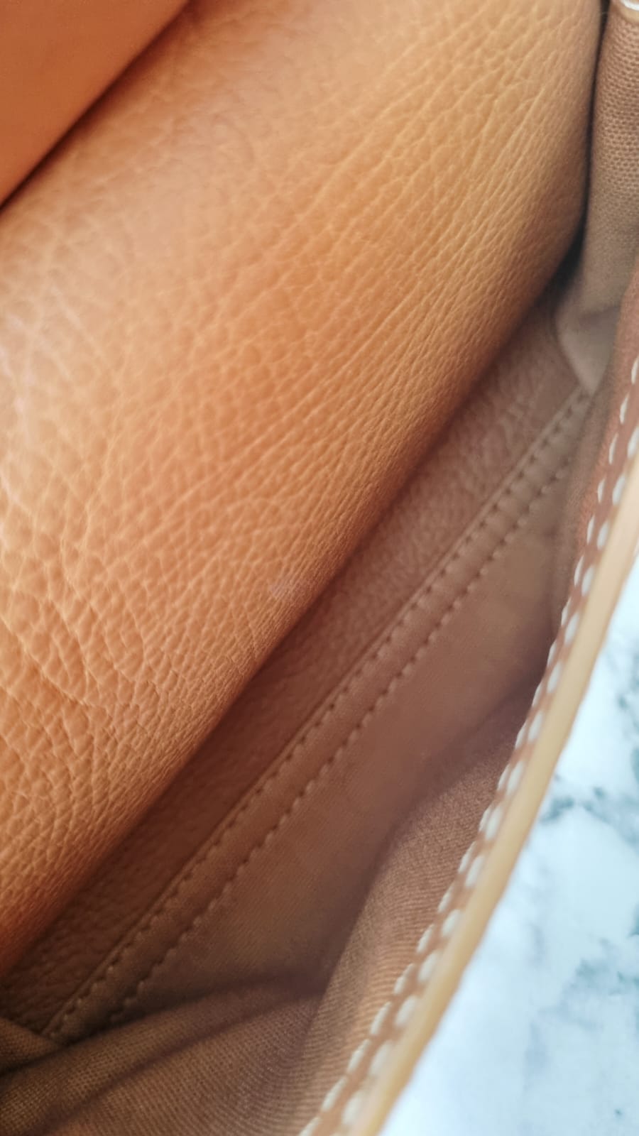 Sac Boogie PM Cuir Grainé Marron Clair