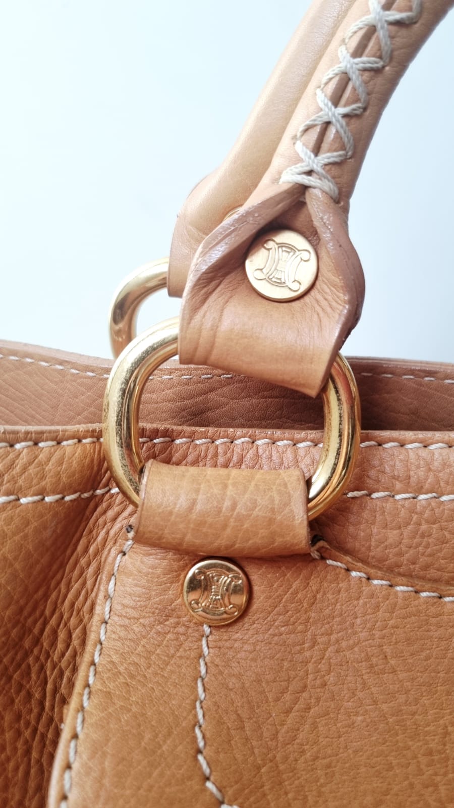 Sac Boogie PM Cuir Grainé Marron Clair