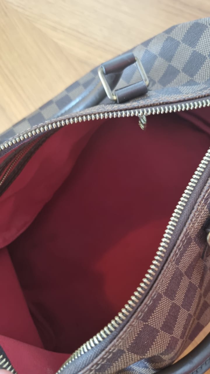 Speedy 30 – Toile Damier Ébène