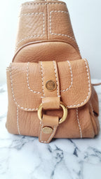 Sac Boogie PM Cuir Grainé Marron Clair