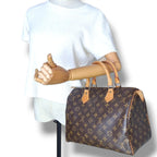 Sac Louis Vuitton Speedy 30 en toile Monogram vue de face