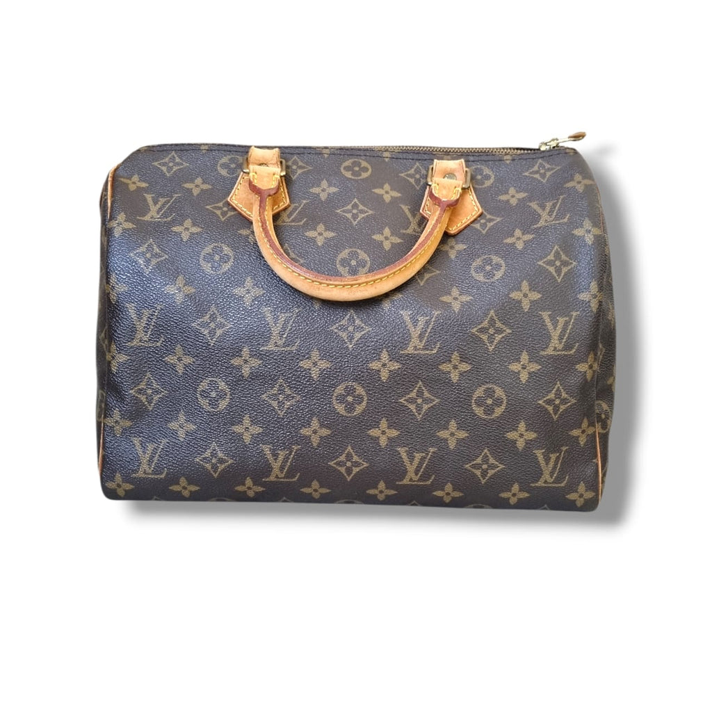 Sac Louis Vuitton Speedy 30 en toile Monogram vue de face