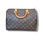 Sac Louis Vuitton Speedy 30 en toile Monogram vue de face