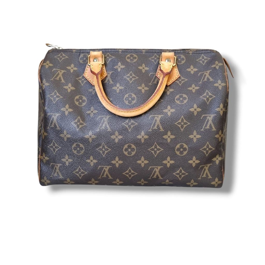 Sac Louis Vuitton Speedy 30 en toile Monogram vue de face