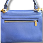 sac celine trapeze bleu medium cuir