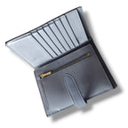 portefeuille Céline gris cuir