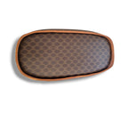 vanity Céline macadam cuir marron