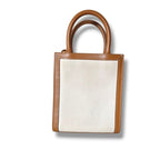 sac Céline cabas vertical mini toile écrue