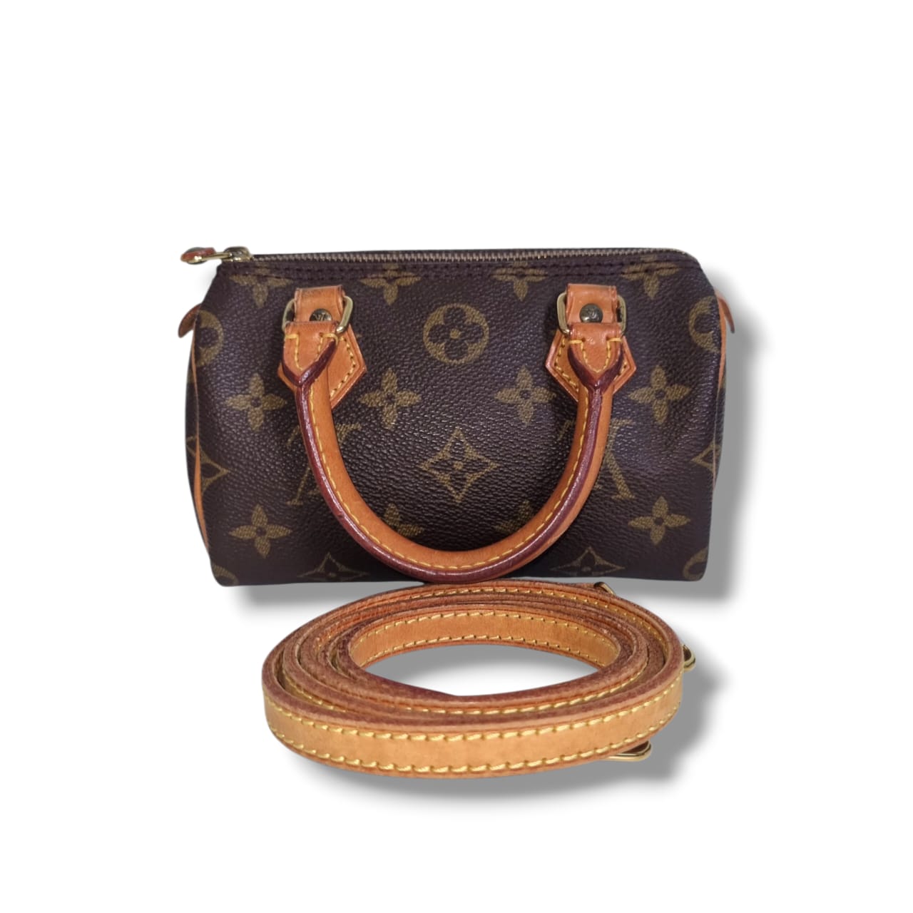 Nano Speedy Louis Vuitton Monogram avec bandoulière