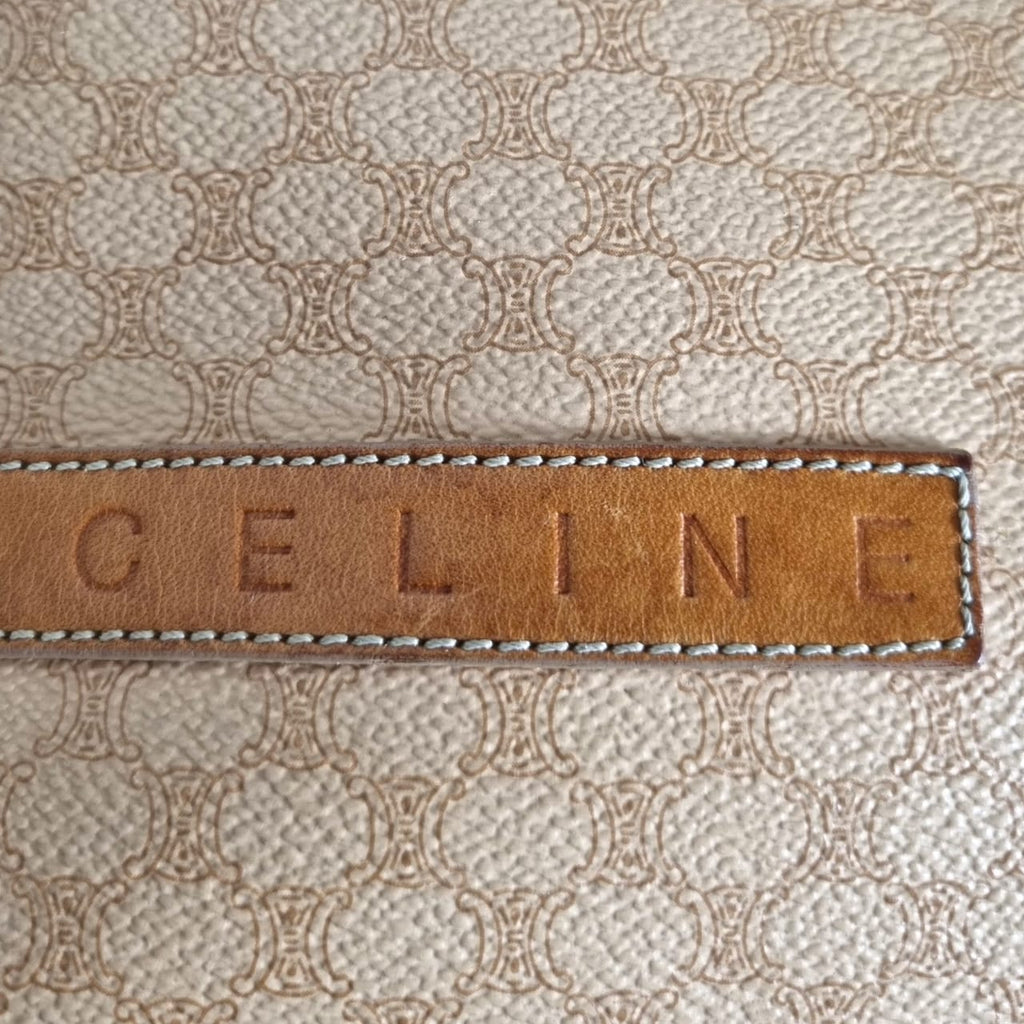 sac celine macadam vintage beige