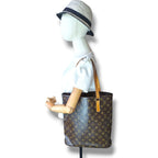 sac louis vuitton vavin gm monogram cabas vintage cuir patine