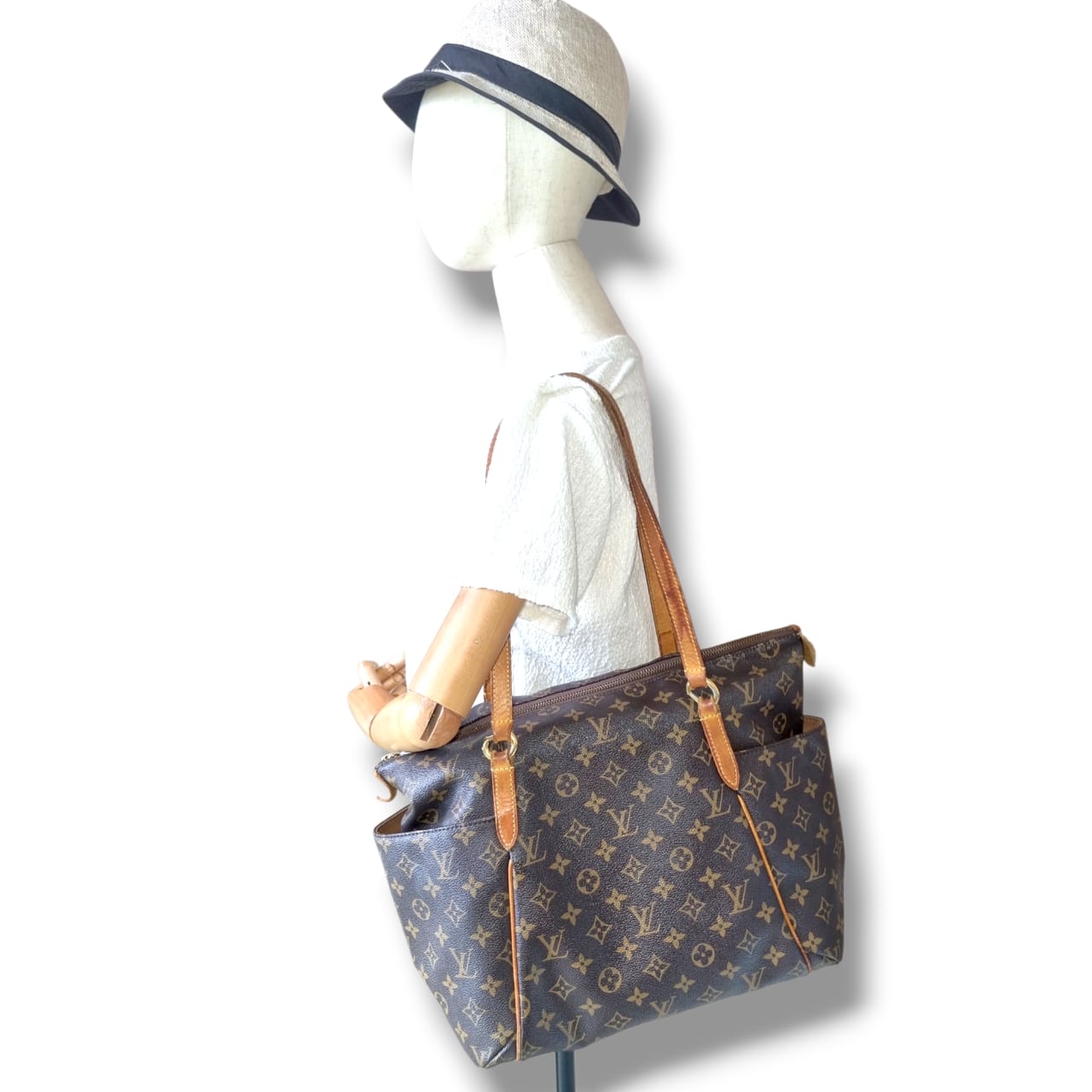 Sac Louis Vuitton Totally GM monogram cabas zippé grand format