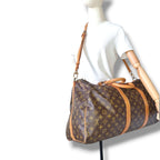 Louis Vuitton Keepall 55 Bandoulière Monogram sac voyage