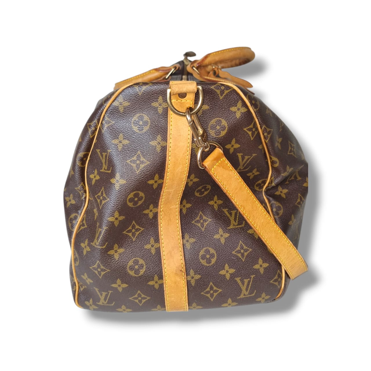 Louis Vuitton Keepall 55 Bandoulière Monogram cadenas clés