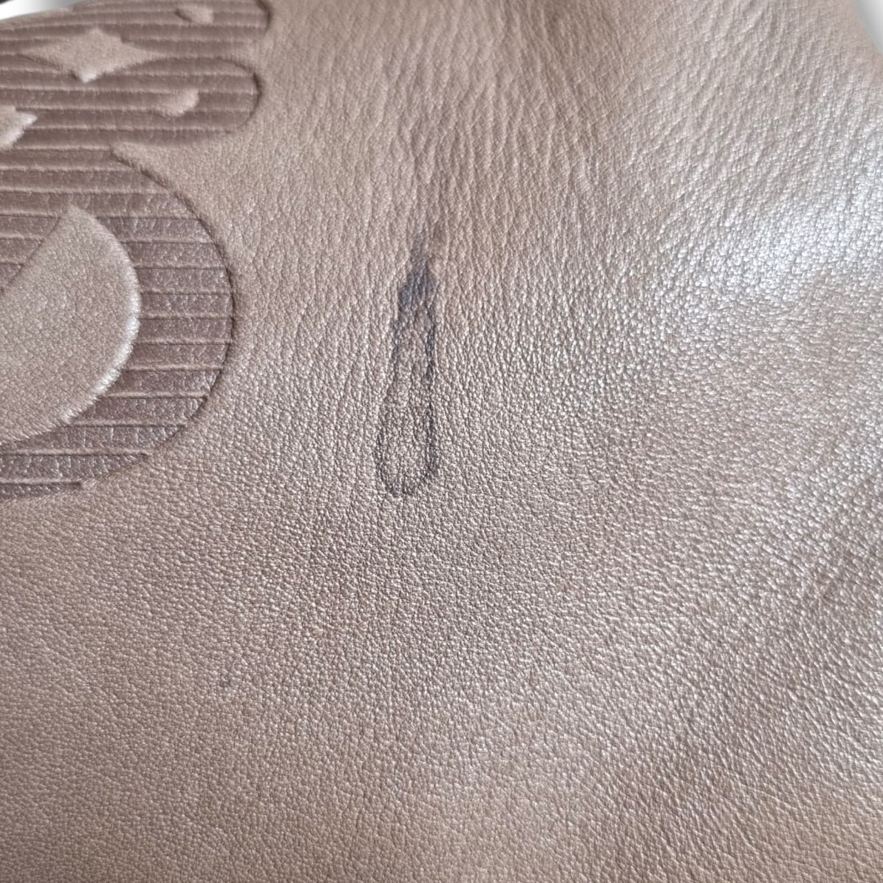 sac loewe cuir taupe anagram vintage