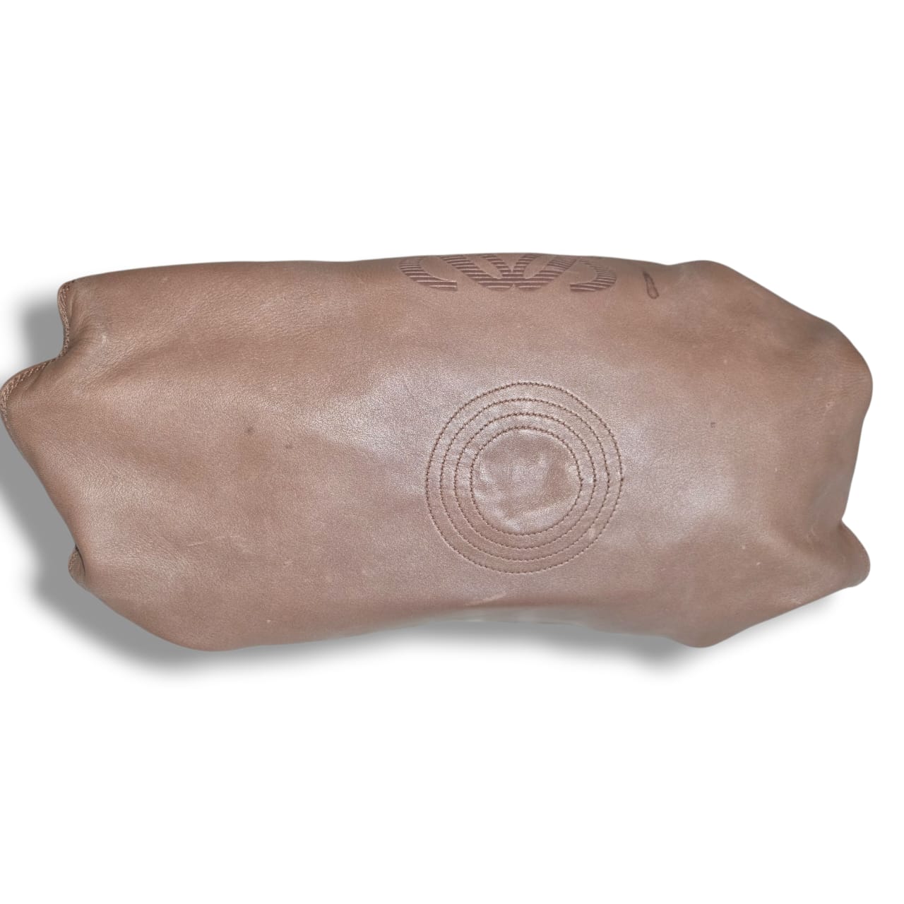 sac loewe cuir taupe anagram vintage