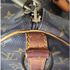 Sac Louis Vuitton Keepall 45 monogram toile marron