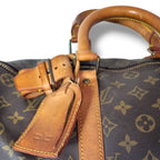 Sac Louis Vuitton Keepall 45 monogram toile marron