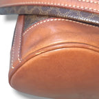 Sac seau Céline Macadam vintage en toile marron monogrammée